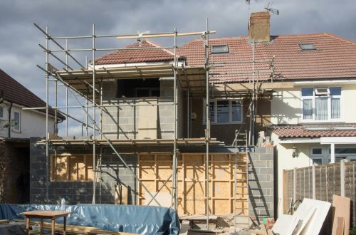 house under renovation